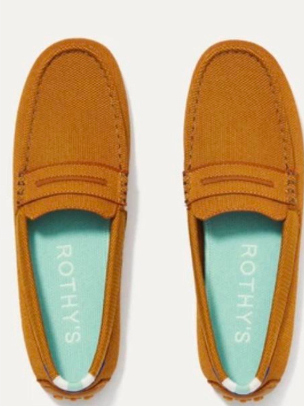 Rothy's “The Driver” Knit Loafers - Camel - W 7